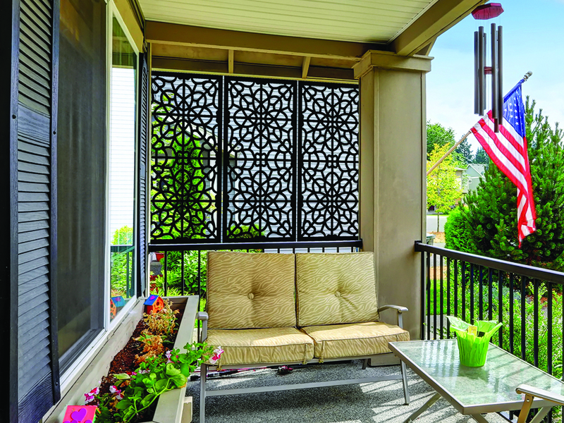 Decorative Screen Panels Add Privacy and Style to Your Deck